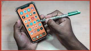 COMO HACER UN LAPIZ TACTIL CASERO STYLUS ✏️📲 [upl. by Ainoet]