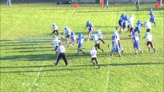 Pistol Wing T Jet Series  Conemaugh Valley Junior High Football [upl. by Kinnard]