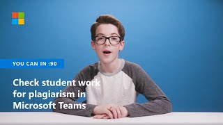 How to check student work for plagiarism in Microsoft Teams [upl. by Dallon999]