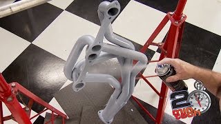 How To Coat Headers With High Temperature Paint [upl. by Salas548]