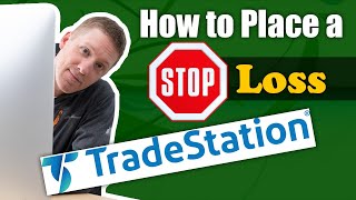 Entering Stop Loss Rules for Option Trades using Tradestation [upl. by Cordula]