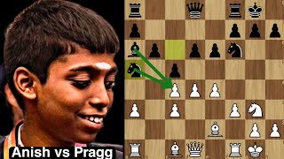 Praggs Deadly NimzoIndian  Anish vs Pragg  Meltwater Champions Chess Tour Finals 2022 [upl. by Geehan]