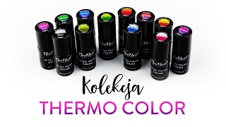 Manicure hybrydowy Lakier termiczny Thermo Color [upl. by Enyaj]