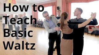 Workshop  How to do Basic Waltz for Beginners Ballroom Dance [upl. by Kippie552]