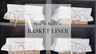 How to Make a Basket Liner [upl. by Adalard705]