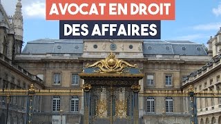 Avocats  la spécialité droit des affaires [upl. by Euqinehs]