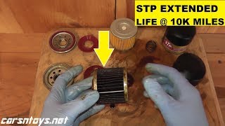 STP Extended Life Oil Filter Review After 10k Miles [upl. by Pembroke317]