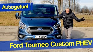 2020 Ford Tourneo Custom REVIEW with new PluginHybrid Transit Custom passenger version [upl. by Konstanze646]