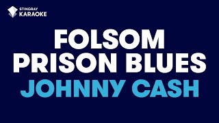 Folsom Prison Blues by Johnny Cash play along with scrolling guitar chords and lyrics [upl. by Helfand493]