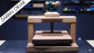 Making an EPIC Handcrafted BOOK PRESS [upl. by Mumford]