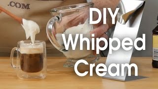 DIY whipped cream in 60 seconds [upl. by Ailina]