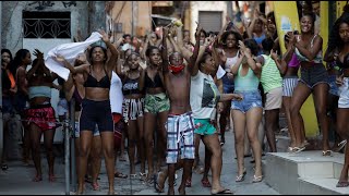 Protests after deadliest favela drug raid in Rio de Janeiros history [upl. by Rozek191]