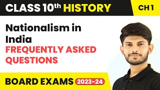 Frequently asked Questions  Nationalism in India Class 10 History Chapter 2  202324 CBSE [upl. by Bethesde]