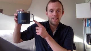 Review Yeti 14 Oz Coffee Rambler Mug A Great Work From Home Option [upl. by Arres]