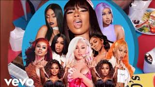 Megan Thee Stallion  Thot Shit Female Rap Megamix feat Nicki Minaj Doja Cat Cardi B amp more [upl. by Suirred961]