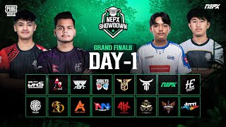 PUBG Mobile NEPX Showdown  Grand Finals Day 1 [upl. by Alard836]