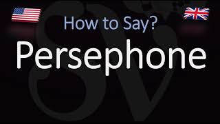 How to Pronounce Persephone CORRECTLY English American Name Pronunciation [upl. by Lleneg]