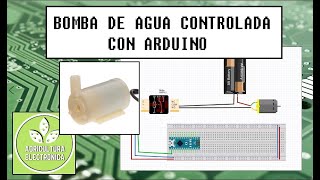 BOMBA de AGUA con ARDUINO Muy ÚTIL y SENCILLO 👨🏽‍🌾💻👨‍🎓 [upl. by Klemm]