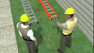 ElectrocutionWork Safely with Ladders Near Power Lines [upl. by Ynohtnad]