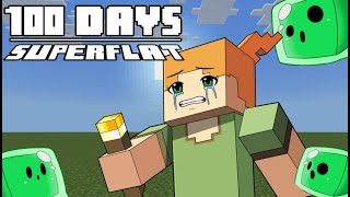 100 Days  Minecraft Superflat [upl. by Cadel]