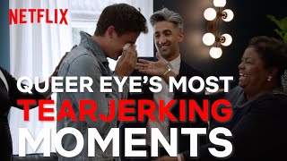 Try Not To Cry Watching The Emotional Bits From Queer Eye  Netflix [upl. by Sabas]