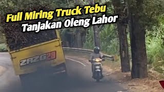 Konvoi Oleng Truk Tebu Tanjakan Miring Lahor Blitar [upl. by Danyluk]