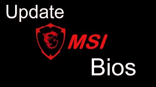 How to update your bios MSI [upl. by Toffey]