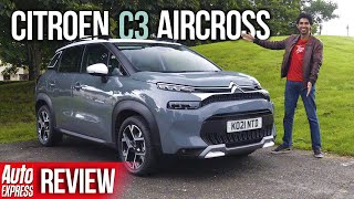 NEW 2021 Citroen C3 Aircross review the most comfortable crossover you can buy  Auto Express [upl. by Amathist]