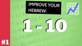 Hebrew numbers 110 Comprehensive lesson both GENDERS [upl. by Aicele]