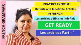 Practice exercise Part1 Definite and Indefinite articles in French  lelallesununedes [upl. by Zacharias477]