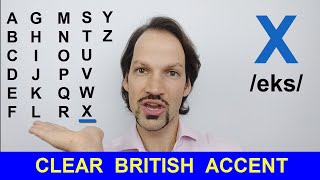 How To Pronounce The English Alphabet BRITISH PRONUNCIATION [upl. by Kirt]