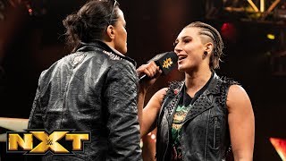 Rhea Ripley gets in Shayna Baszler’s face WWE NXT Aug 28 2019 [upl. by Allianora349]