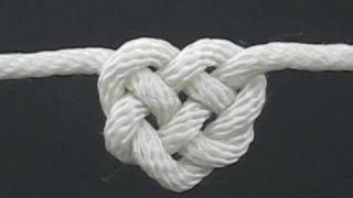 How to Tie the Celtic Heart Knot by TIAT A Knotty Valentine [upl. by Annala]