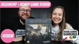 Hegemony Board Game Review [upl. by Yesnek]