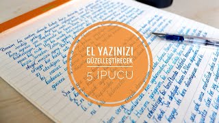 Güzel Yazı Yazma Teknikleri  El Yazınızı Düzelten 5 İpucu [upl. by Morlee]