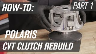 How To Rebuild a Polaris UTV CVT Clutch  Primary Clutch [upl. by Herates]