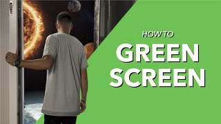 How to Green Screen 6 Easy Steps [upl. by Ohploda]