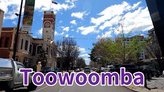 4K Beautiful Driving Toowoomba CITY Queensland Australia [upl. by Zerlina]