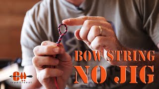 Make a Flemish Twist Bow String  NO JIG [upl. by Ruscio]