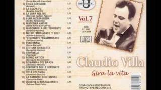 O SURDATO NNAMMURATO CLAUDIO VILLA  VIS RADIO 1955 [upl. by Nereil]