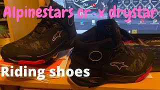 Alpinestars crx drystar riding shoes [upl. by Wolsniw]