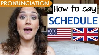 How to Pronounce SCHEDULE US UK amp Australian pronunciation [upl. by Dorene]