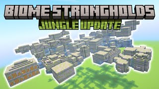 Adding a Jungle Biome Stronghold to Minecraft [upl. by Sianna]