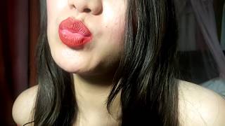 ASMR Lips Kiss Sounds Chewy Candy [upl. by Cissie315]