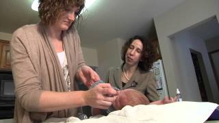 How to knit a Newborn Cardigan for beginners  Part 1 [upl. by Shore]