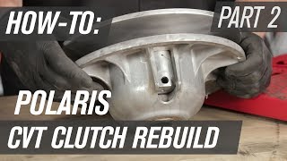 How To Rebuild a Polaris UTV CVT Clutch  Secondary Clutch [upl. by Danita476]