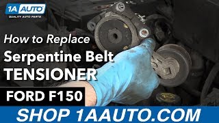 How To Replace Serpentine Belt Tensioner 9704 Ford F150 [upl. by Artened]