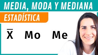 MEDIA MODA y MEDIANA 📊 Estadística [upl. by Yentroc949]