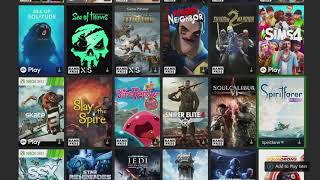 Xbox Game Pass Ultimate Games List [upl. by Annod]