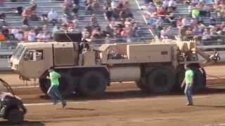 Oshkosh M984A4 HEMTT Wrecker Truck Pull [upl. by Leinaj415]